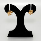 Clustered Prism Studs Gold Nestasia