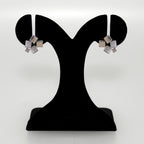 Clustered Prism Studs Silver Nestasia