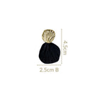 Coastal Charm Seashell Danglers Gold Nestasia