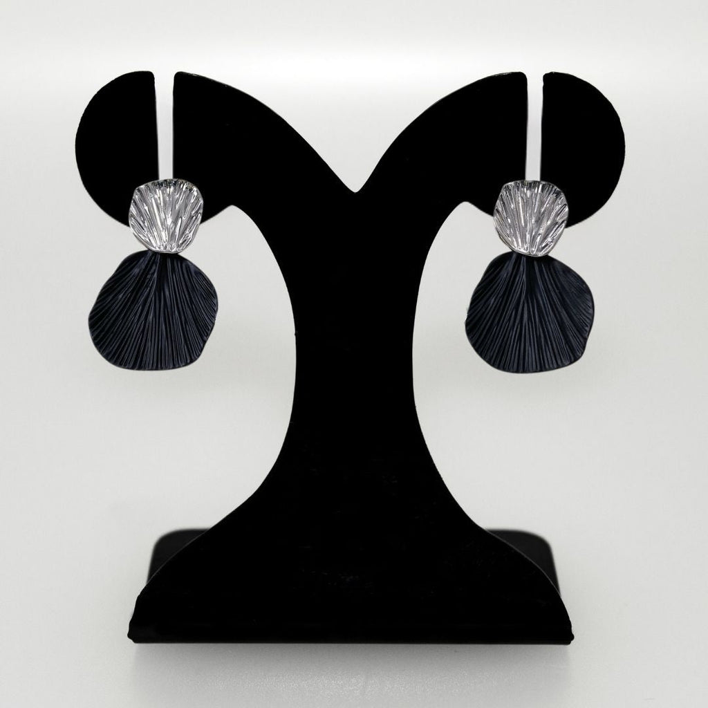 Coastal Charm Seashell Danglers Silver Nestasia