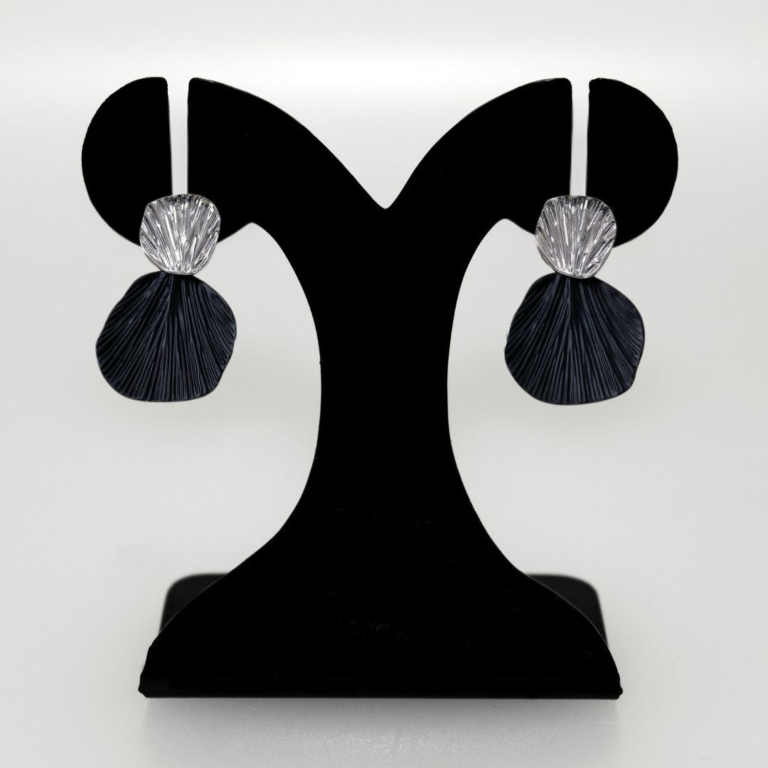 Coastal Charm Seashell Danglers Silver Nestasia