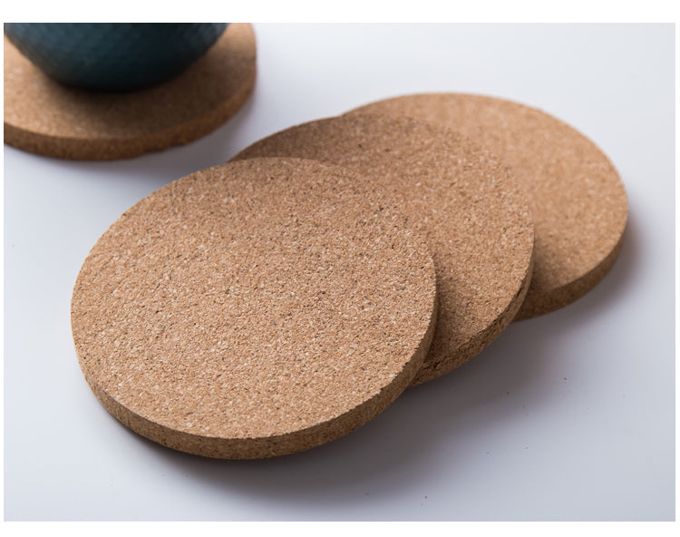 MAGNIFIQUE textured mug with cork coaster - Prussian blue Nestasia