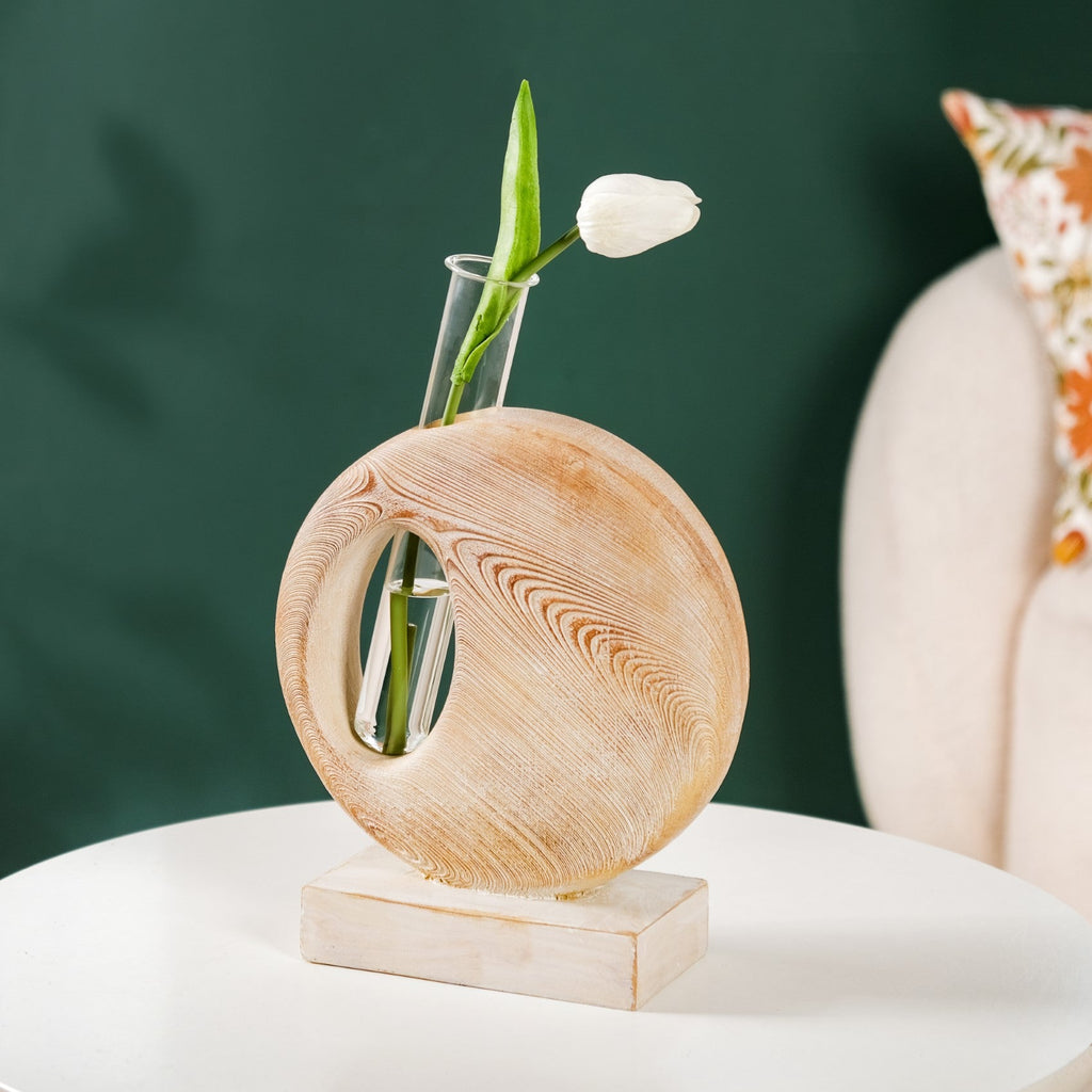 Contemporary Test Tube Showpiece Vase Decor Nestasia