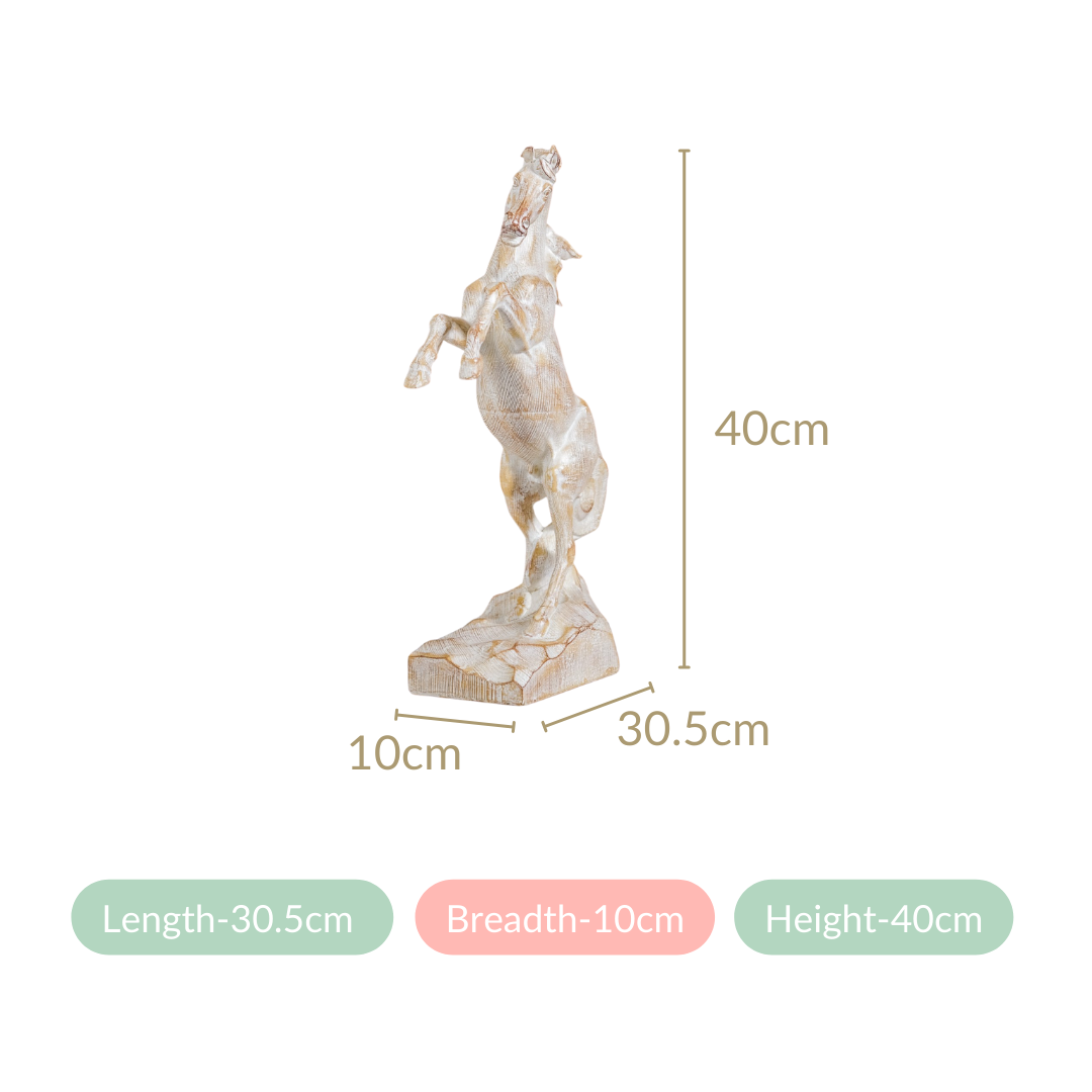 Horse Sculpture For Living Room Decor Nestasia