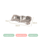 Silver Abstract Decorative Tray