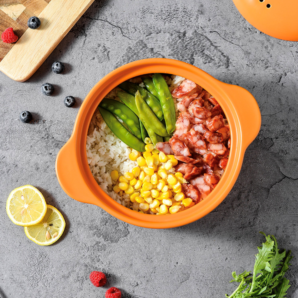 Cooking Pots Orange Nestasia