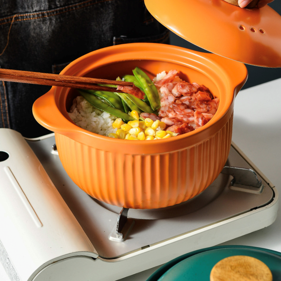 Cooking Pots Orange Nestasia