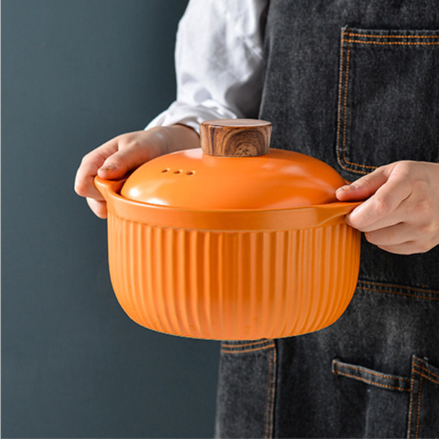 Cooking Pots Orange Nestasia