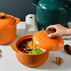 Cooking Pots Orange Nestasia
