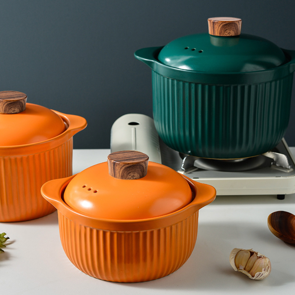 Cooking Pots Green Nestasia
