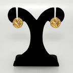 Cosmic Craters Studs Gold Nestasia