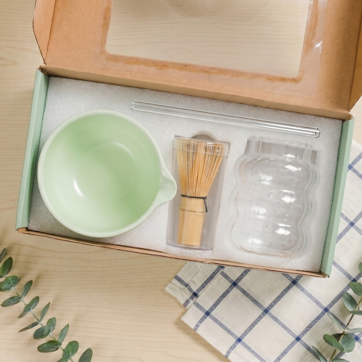Matcha Tea Brewing Set Of 4 Nestasia