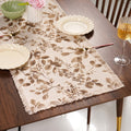Rustic Foliage Cotton Table Runner 182x40cm Nestasia