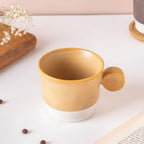 Stackable Ceramic Cup Beige 200 ml Nestasia