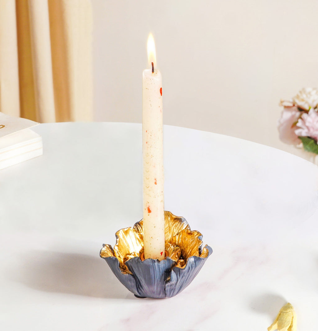 Decorative Bloom Candle Holder Nestasia
