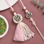 Rosetta Charm Rakhi And Lumba Gift Set Nestasia