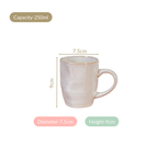 Set Of 6 Sera Ceramic Coffee Mug Off White 250ml Nestasia
