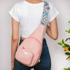 Voyager One Shoulder Cross Body Bag Pink Nestasia