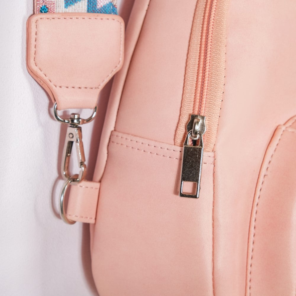 Voyager One Shoulder Cross Body Bag Pink Nestasia