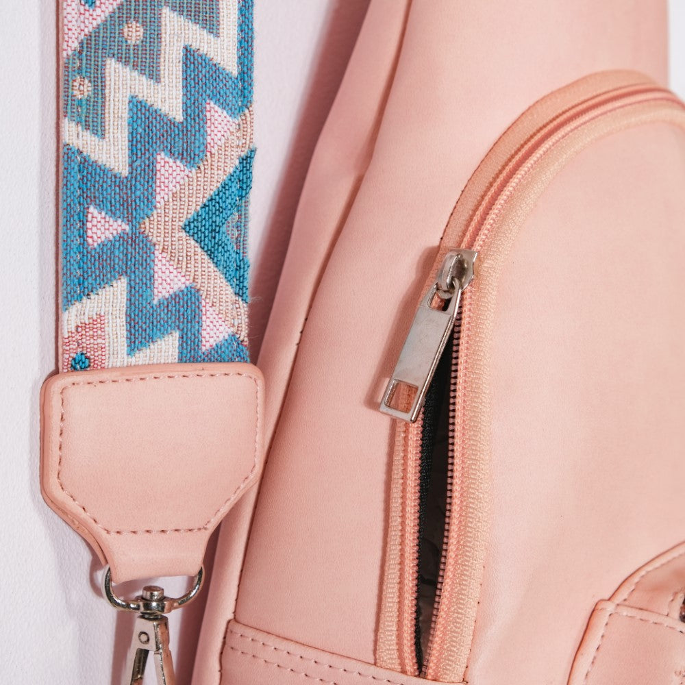 Voyager One Shoulder Cross Body Bag Pink Nestasia