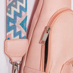 Voyager One Shoulder Cross Body Bag Pink Nestasia