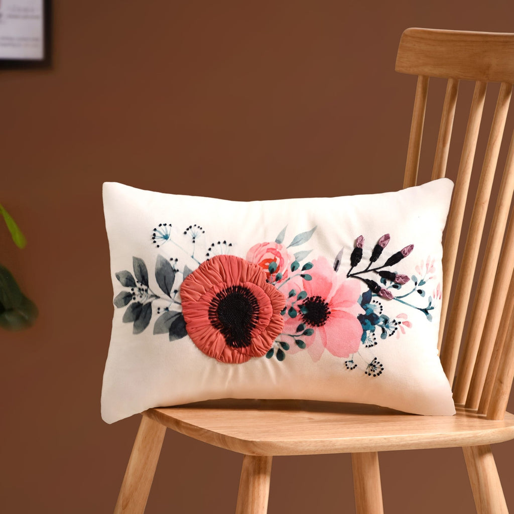Bloom Throw Pillow Cover Nestasia