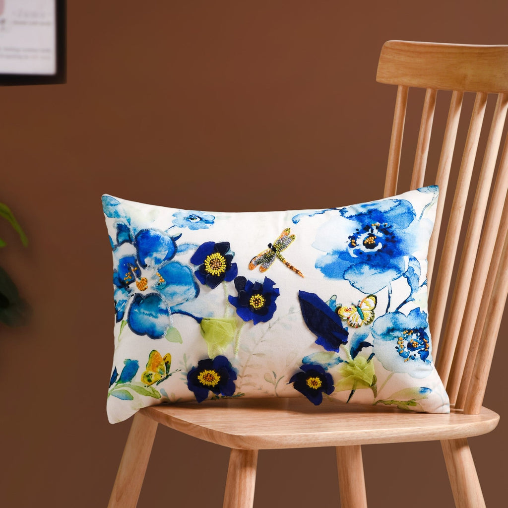 Floral Throw Pillow Cover Nestasia