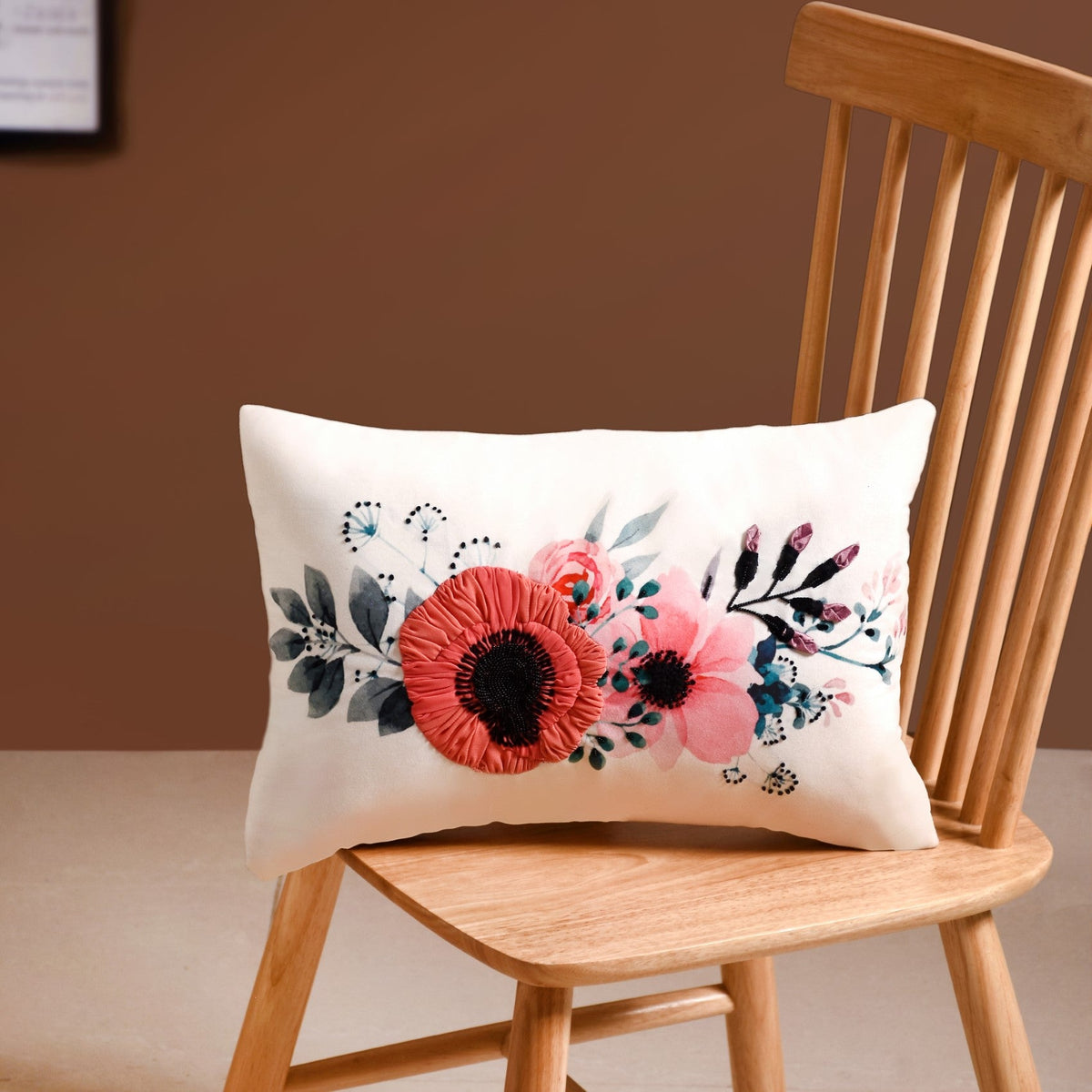 Bloom Throw Pillow Cover Nestasia