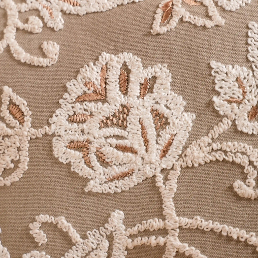 Artisanal Embroidered Couch Cushion Cover 20x14 Inch Nestasia