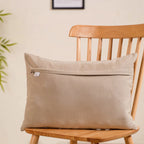 Artisanal Embroidered Couch Cushion Cover 20x14 Inch Nestasia