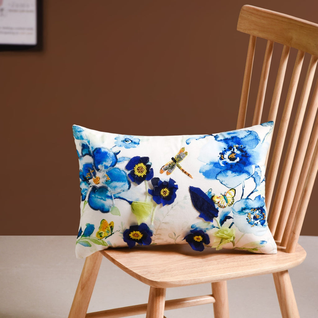 Floral Throw Pillow Cover Nestasia