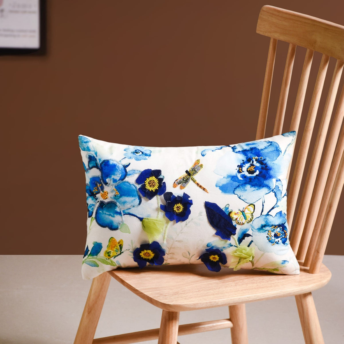 Floral Throw Pillow Cover Nestasia