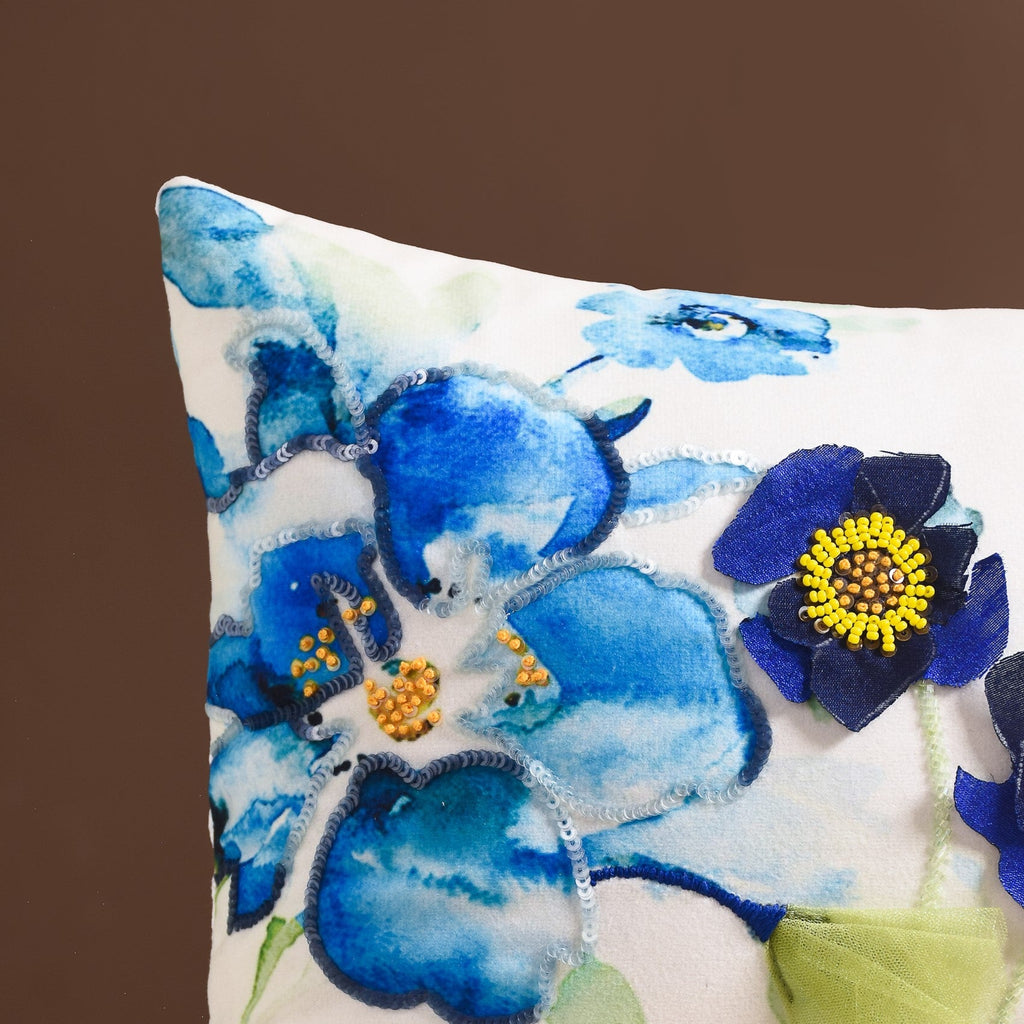Floral Throw Pillow Cover Nestasia