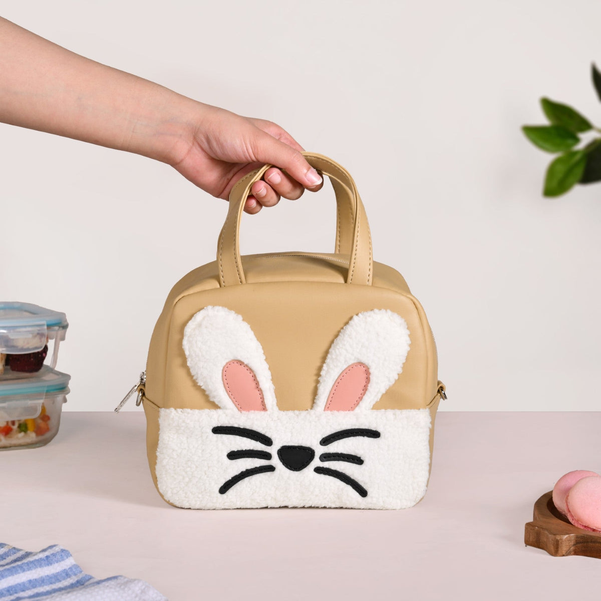 Cute Bunny Leakproof Lunch Bag For Kids Nestasia