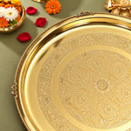 Brass Traditional Pooja Thal Vedansh Craft