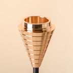 Golden Tip Candle Stand Set Of 3 Nestasia