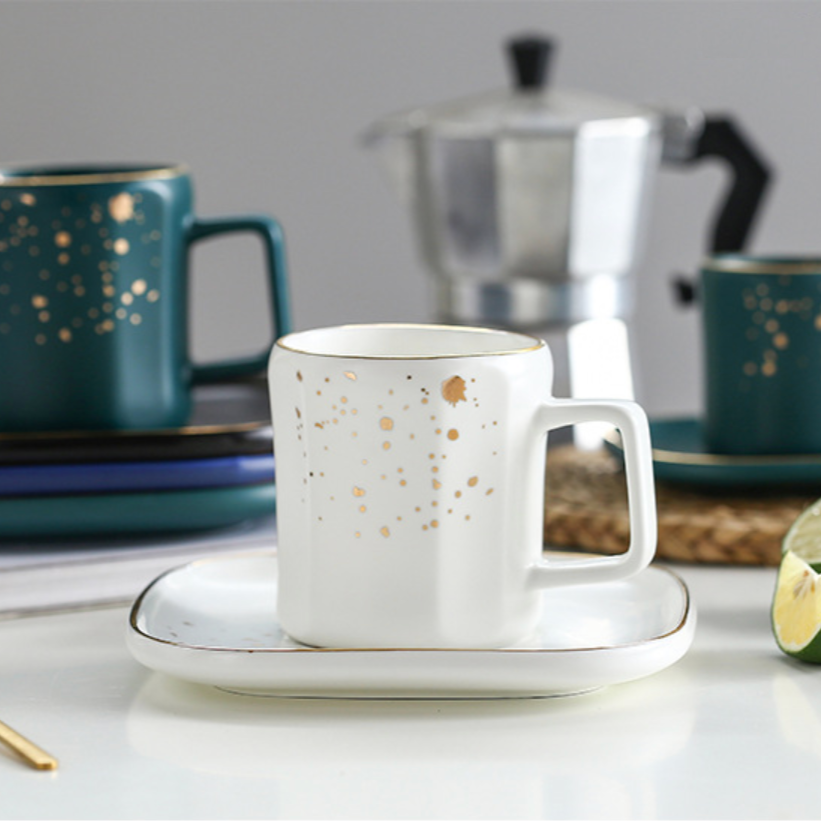 Cara White Cup and Saucer Nestasia