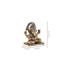 Pure Brass Vighnaharta Ganpati Idol With Gift Box 5cm Nestasia