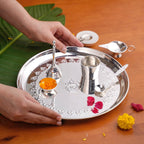 All In One Daily Aarti Pooja Thali Set Of 7 Nestasia