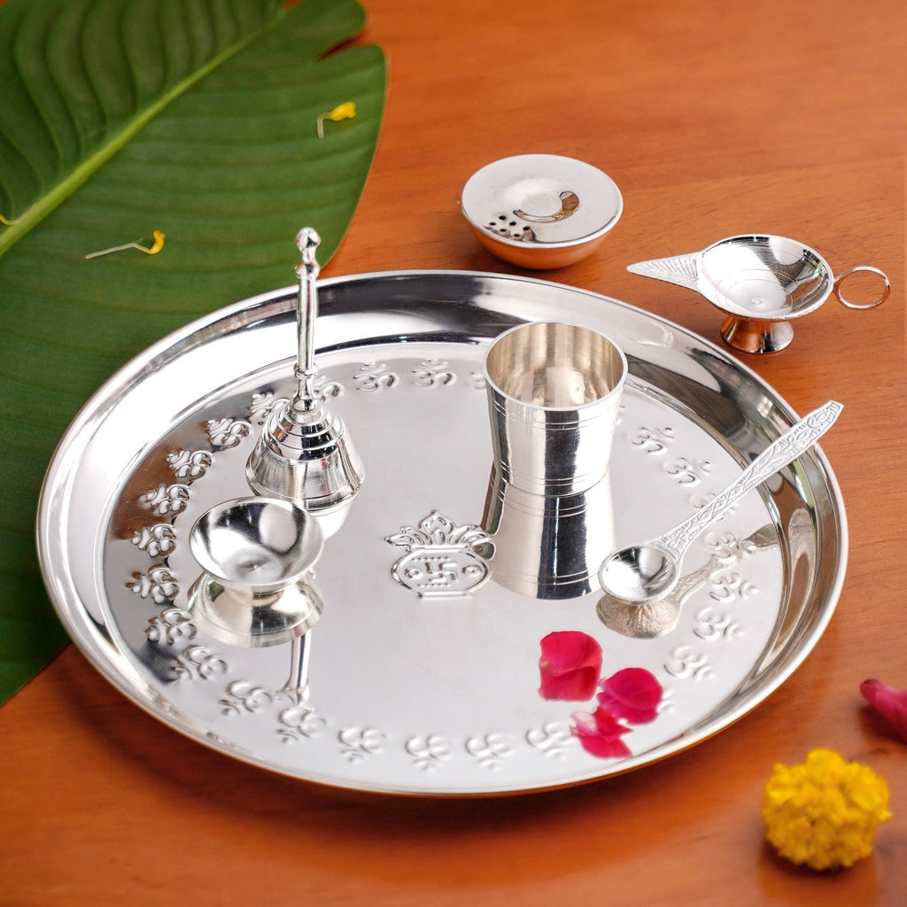 All In One Daily Aarti Pooja Thali Set Of 7 Nestasia