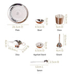 All In One Daily Aarti Pooja Thali Set Of 7 Nestasia