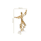 Dancing Musketeer Tabletop Metal Decor Nestasia