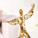 Dancing Musketeer Tabletop Metal Decor Nestasia