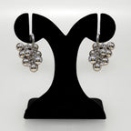 Dangling Beads Metallic Earrings Nestasia