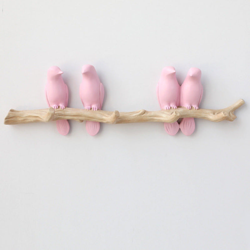 Bird Decoration Hook Entrance Wall No-trace Key Hook No-drill Wall Decor Wall-mounted Coat Hook