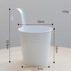 Metal Hanging Planter Basket With Handle Nestasia
