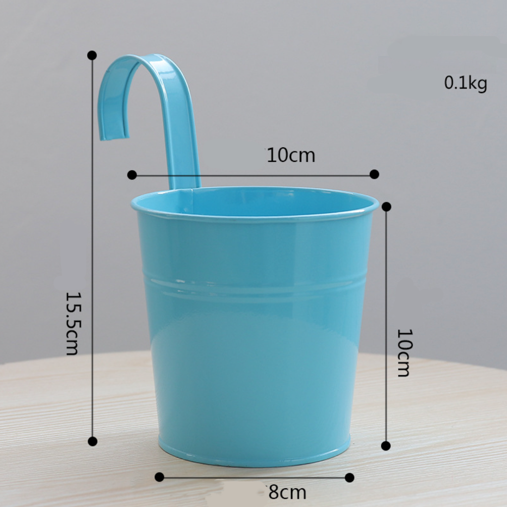 Metal Hanging Planter Basket With Handle Nestasia