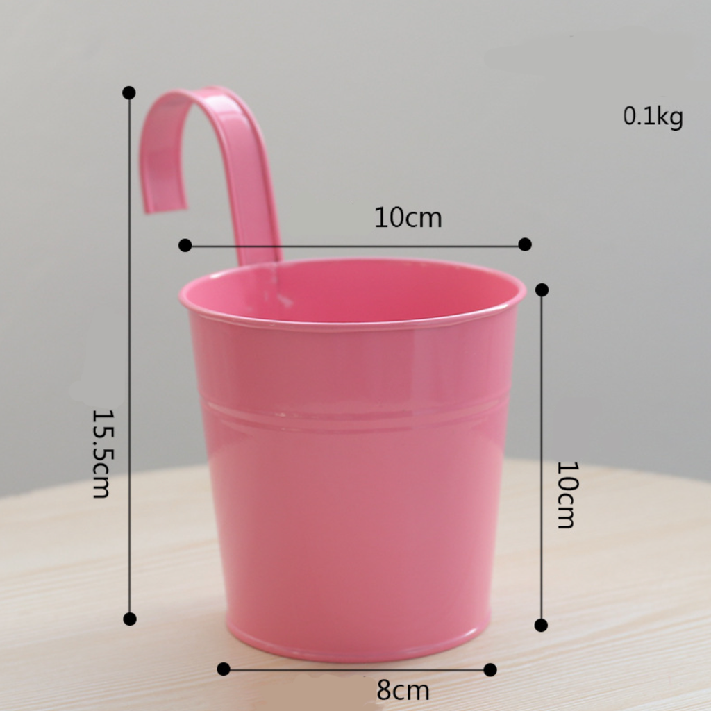 Metal Hanging Planter Basket With Handle Nestasia