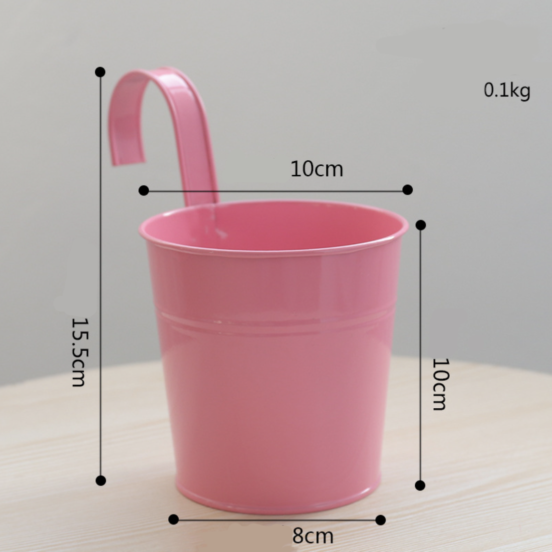 Metal Hanging Planter Basket With Handle Nestasia