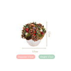 Holiday Delight Decorative Flower Pot Nestasia